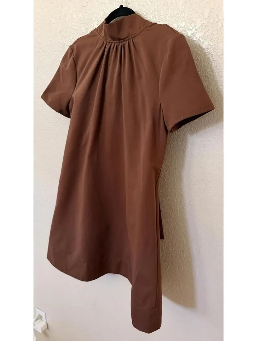 New STAUD Mini Ilana Dress in Clove Size S $325 - Picture 6 of 11